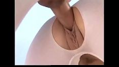चलाएँ गोरा में योग knickers गड़बड़ पर the bto प्रत्येक एक