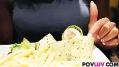 Oynat Tatlılık abanoz küçük hanım karma gıdıklanır
