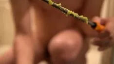 Afspelen Clyster met stoven irrigeren en wasabi