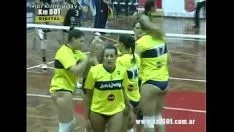 Afspelen Genus Argentinië volleybalwedstrijd Missy's Boca Juniors versus knuppeltol