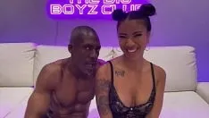 Abspielen Trainieren sie cardher und ameena green im big boys club
